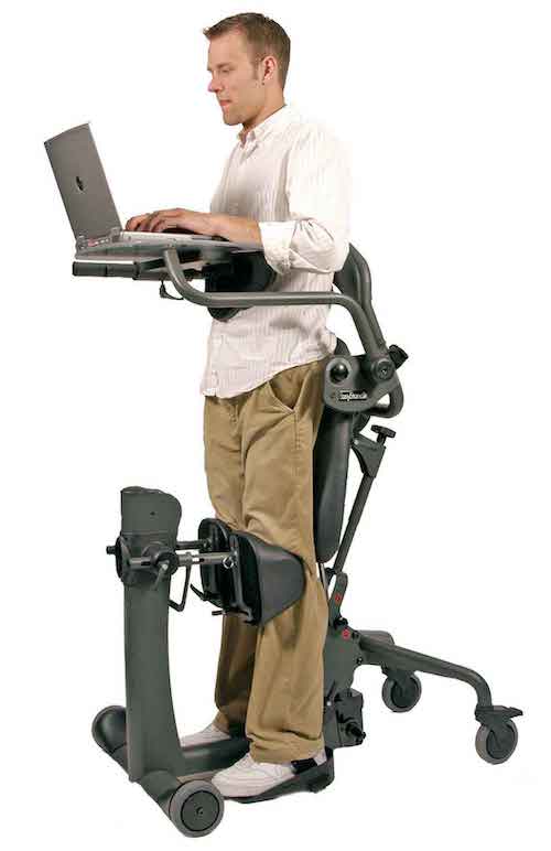 EasyStand EVOLV standing frame   sit to stand therapy for wheelchair